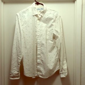 Cream button down